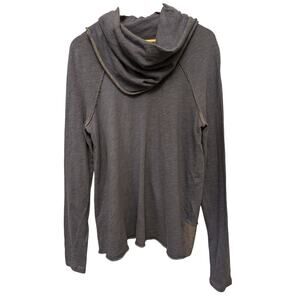 Free People Beach Cowl Neck Knit Pullover‎ Top Cotton Boho Lagenlook